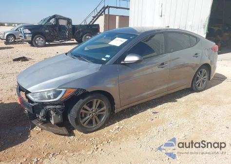 2018 Hyundai Elantra Sel из США, поврежденный, VIN 5NPD84LF4JH336255